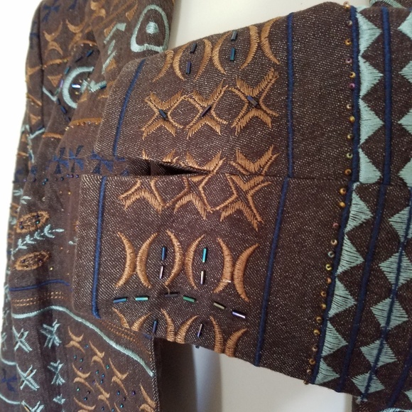 Fabulous embroidered & beaded jacket - Picture 6 of 8